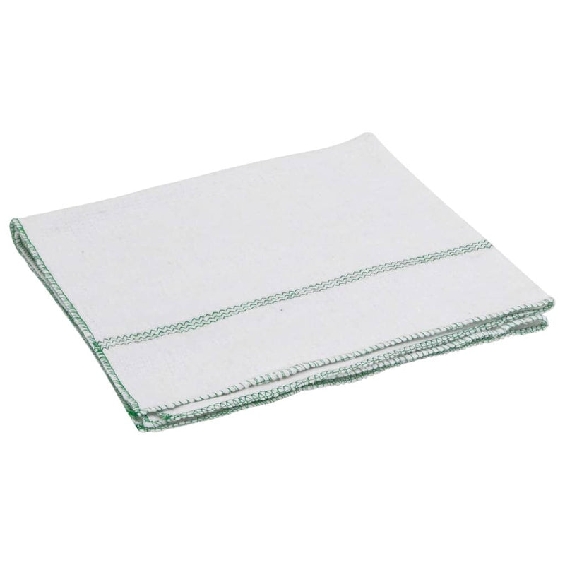 Load image into Gallery viewer, Vidaxl reinigingsdoeken 5 st gestreept 50x60 cm wit en groen
