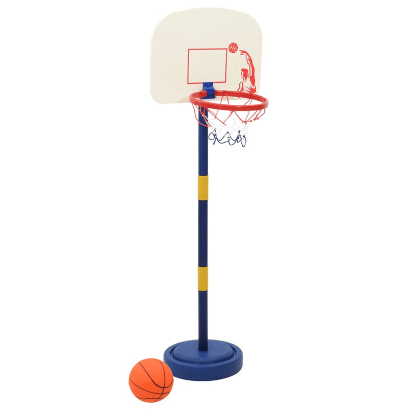 Load image into Gallery viewer, Vidaxl basketbalstandaard met bal en pomp hoogte verstelbaar 90 121 cm
