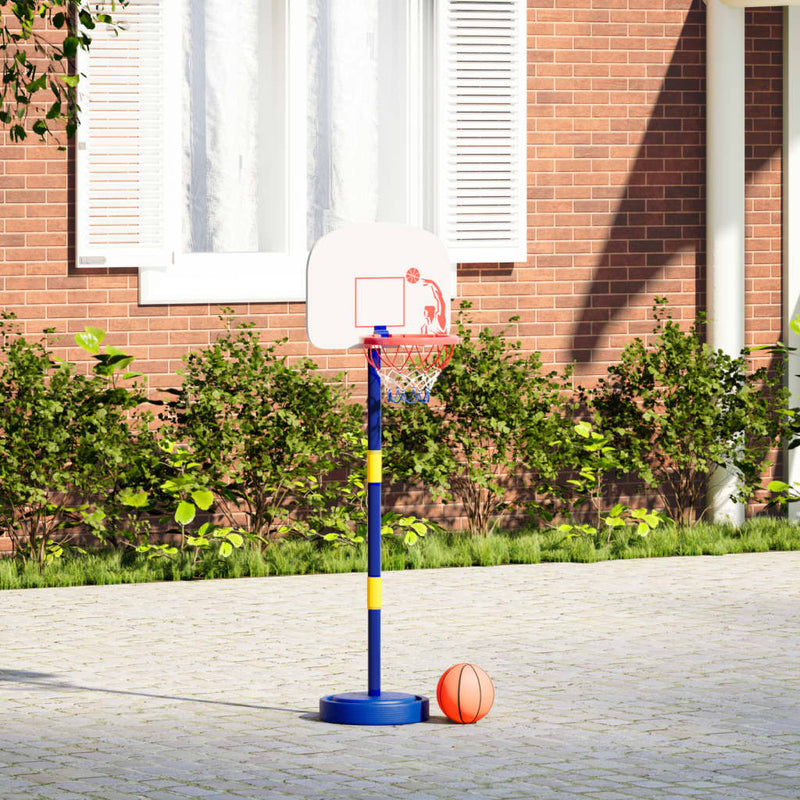 Load image into Gallery viewer, Vidaxl basketbalstandaard met bal en pomp hoogte verstelbaar 90 121 cm
