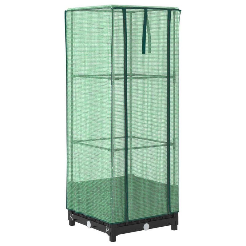 Afbeelding laden in galerijviewer, Vidaxl plantenbak verhoogd met kashoes 40x40x123 cm rattanlook
