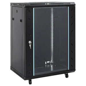 Vidaxl netwerkkast 15u 19 ip20 60x45x86 cm zwart