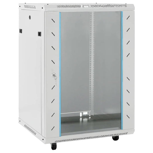Vidaxl netwerkkast 15u 19 ip20 60x45x86 cm grijs