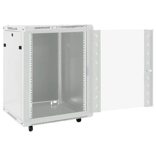 Vidaxl netwerkkast 15u 19 ip20 60x45x86 cm grijs
