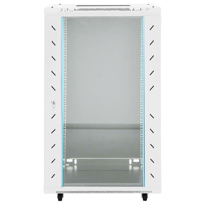 Load image into Gallery viewer, Vidaxl netwerkkast 18u 19 ip20 60x60x100 cm grijs
