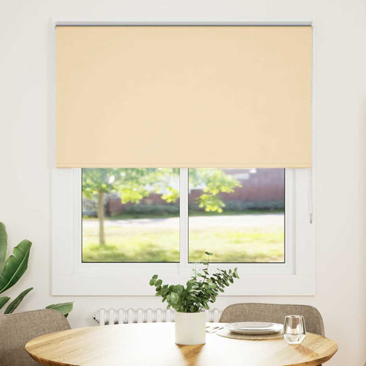 Vidaxl rolgordijn verduisterend 120x130 cm stofbreedte 116,6 cm beige