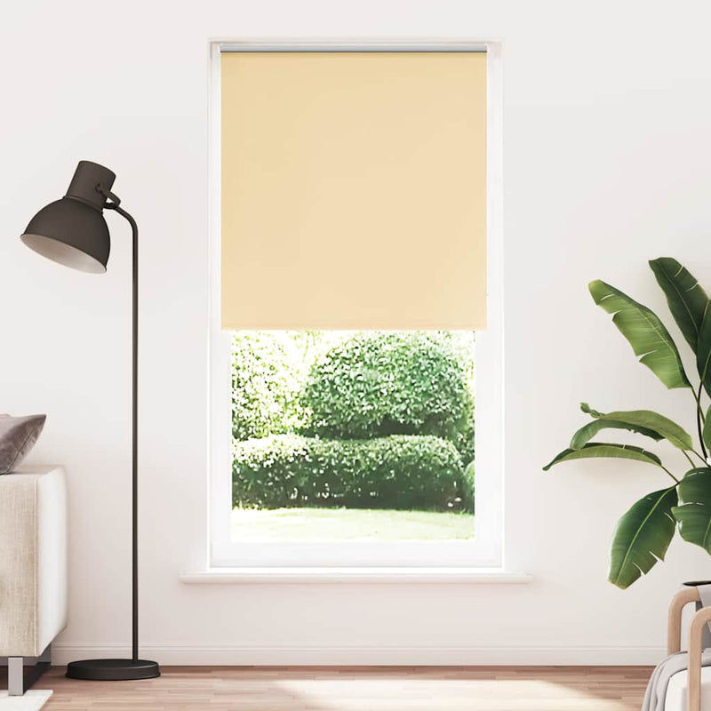 Chargez l'image dans la visionneuse de la galerie, Vidaxl rolgordijn verduisterend 110x210 cm stofbreedte 105,7 cm beige
