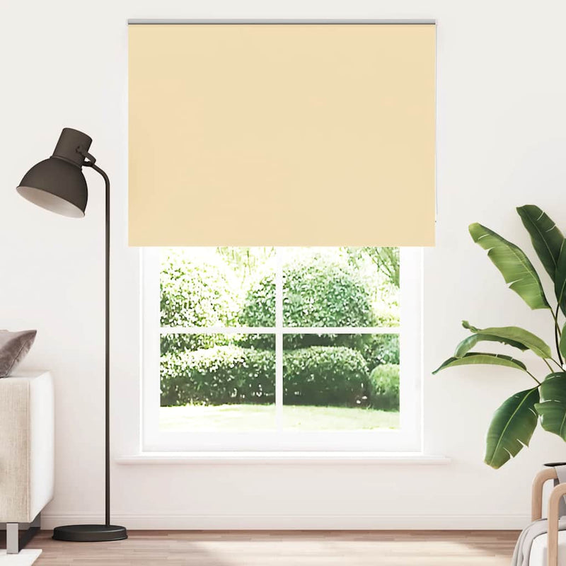 Afbeelding laden in galerijviewer, Vidaxl rolgordijn verduisterend 165x230 cm stofbreedte 161,6 cm beige
