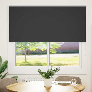 Vidaxl rolgordijn verduisterend 145x130 cm stofbreedte 141,6 cm zwart