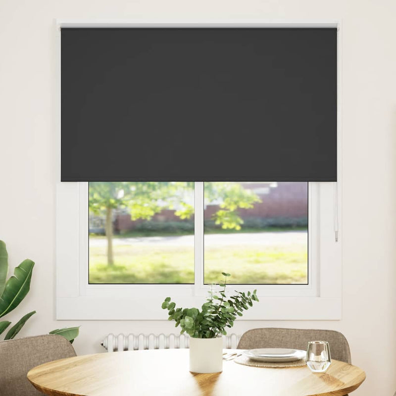 Afbeelding laden in galerijviewer, Vidaxl rolgordijn verduisterend 120x150 cm stofbreedte 116,6 cm zwart
