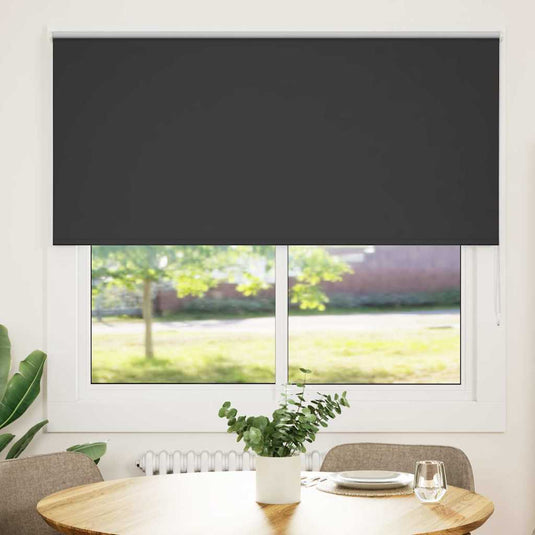 Vidaxl rolgordijn verduisterend 160x175 cm stofbreedte 156,6 cm zwart