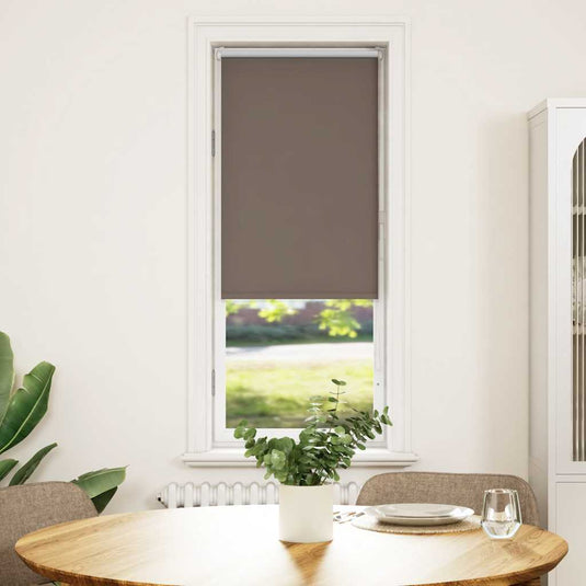 Vidaxl rolgordijn verduisterend koffie 50x130 cm stofbreedte 45,7 cm