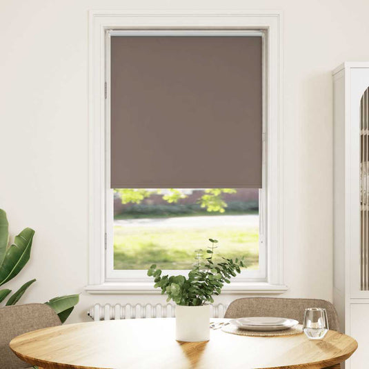 Vidaxl rolgordijn verduisterend koffie 70x175 cm stofbreedte 65,7 cm