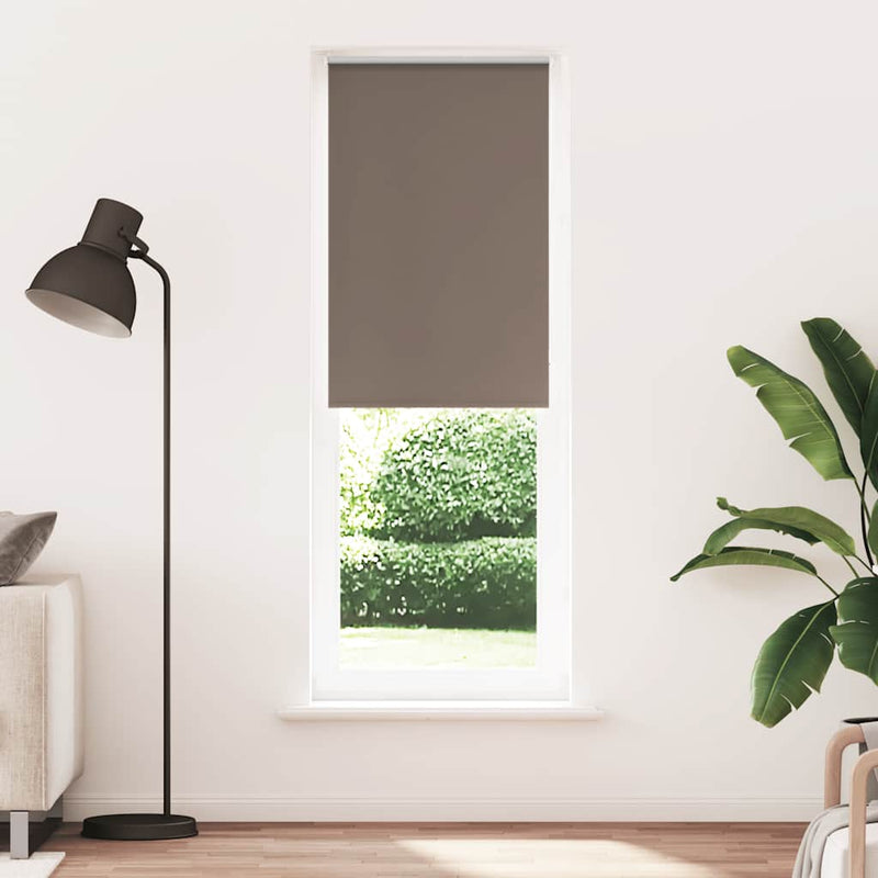 ギャラリービューアに画像をロードする, Vidaxl rolgordijn verduisterend koffie 65x210 cm stofbreedte 60,7 cm
