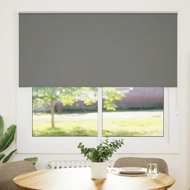 ギャラリービューアに画像をロードする, Vidaxl rolgordijn verduisterend 155x130 cm stofbreedte 151,6 cm grijs

