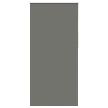 Vidaxl rolgordijn verduisterend 110x230 cm stofbreedte 105,7 cm grijs