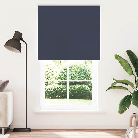 Vidaxl rolgordijn verduisterend 140x210 cm stofbreedte 136,6 cm blauw