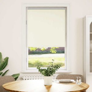 Vidaxl rolgordijn verduisterend gebroken wit 85x130 cm stofbreedte