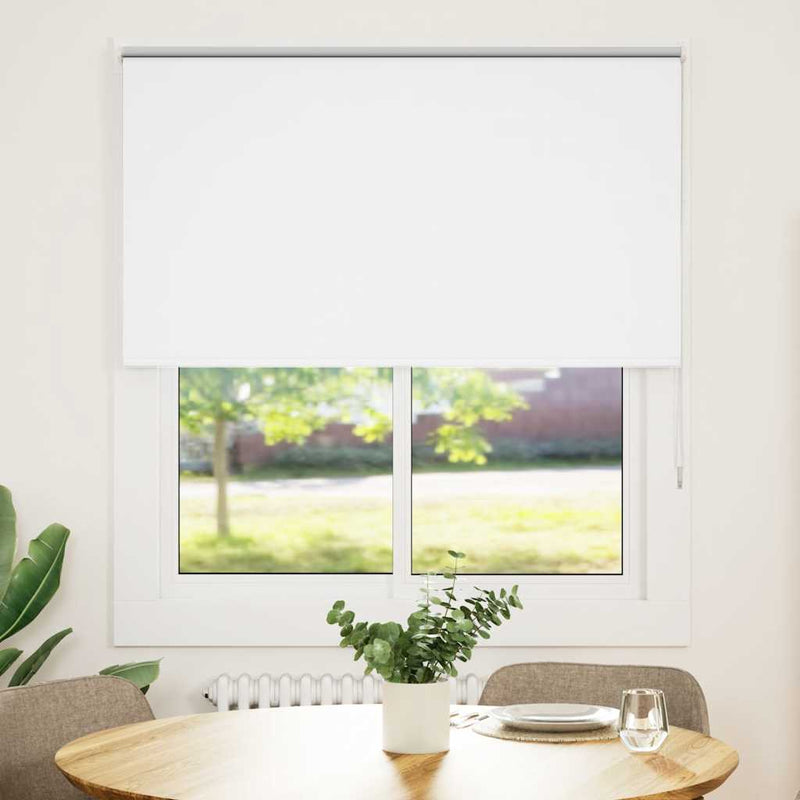 Afbeelding laden in galerijviewer, Vidaxl rolgordijn verduisterend 125x130 cm stofbreedte 121,6 cm wit
