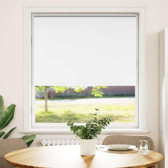 Vidaxl rolgordijn verduisterend 115x150 cm stofbreedte 110,7 cm wit