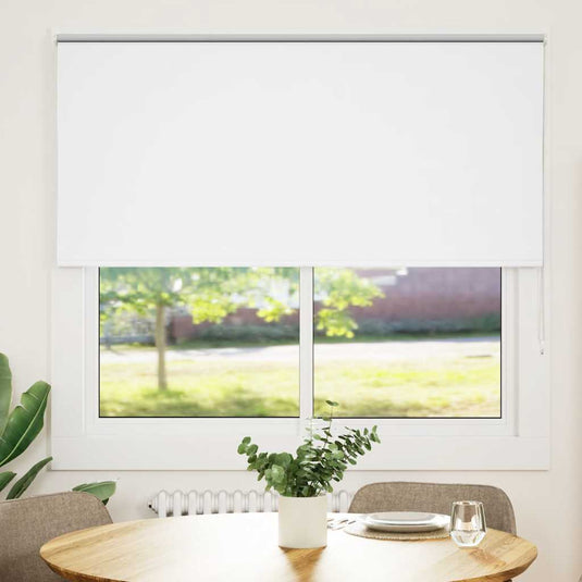 Vidaxl rolgordijn verduisterend 155x150 cm stofbreedte 151,6 cm wit