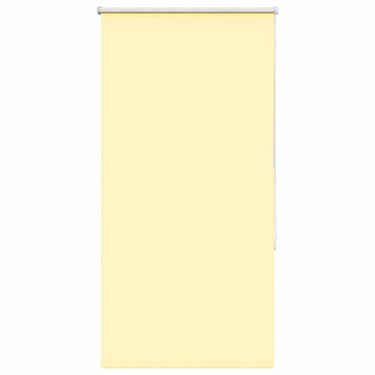 Vidaxl rolgordijn verduisterend 70x130 cm stofbreedte 65,7 cm geel