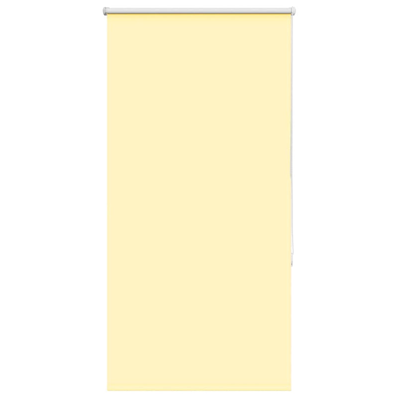 Afbeelding laden in galerijviewer, Vidaxl rolgordijn verduisterend 75x130 cm stofbreedte 70,7cm geel
