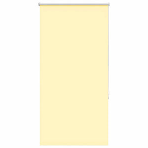 Vidaxl rolgordijn verduisterend 80x130 cm stofbreedte 75,7cm geel