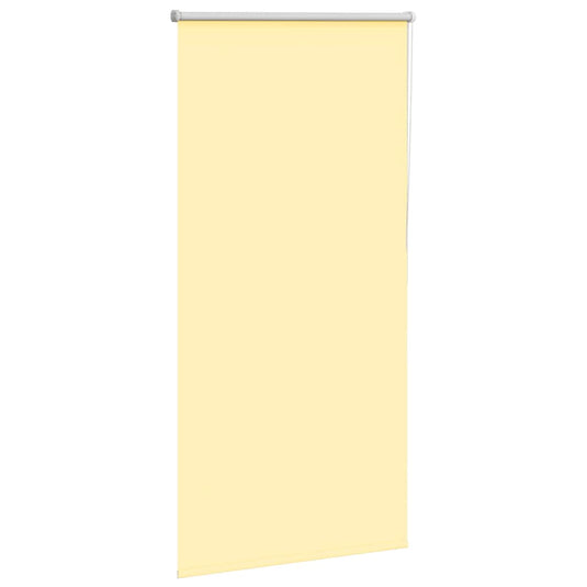 Vidaxl rolgordijn verduisterend 75x150 cm stofbreedte 70,7cm geel