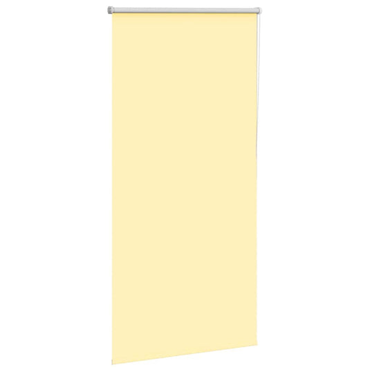 Vidaxl rolgordijn verduisterend 80x150 cm stofbreedte 75,7cm geel