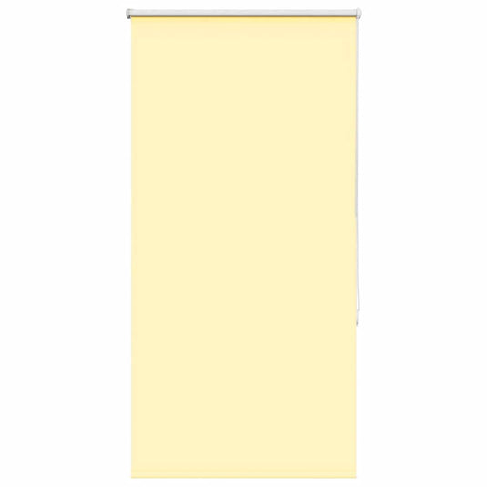 Vidaxl rolgordijn verduisterend 85x150 cm stofbreedte 80,7cm geel