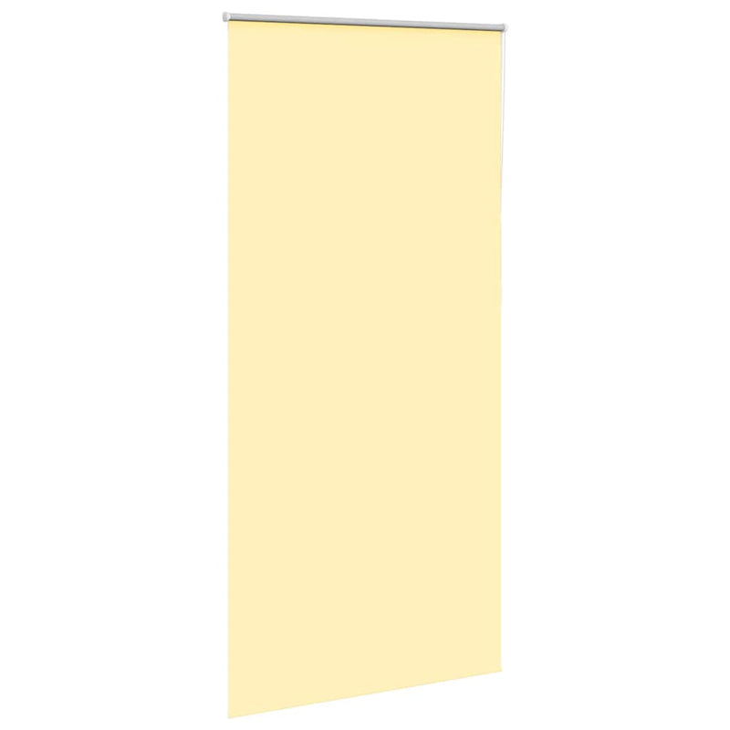 Afbeelding laden in galerijviewer, Vidaxl rolgordijn verduisterend 115x210 cm stofbreedte 110,7 cm geel
