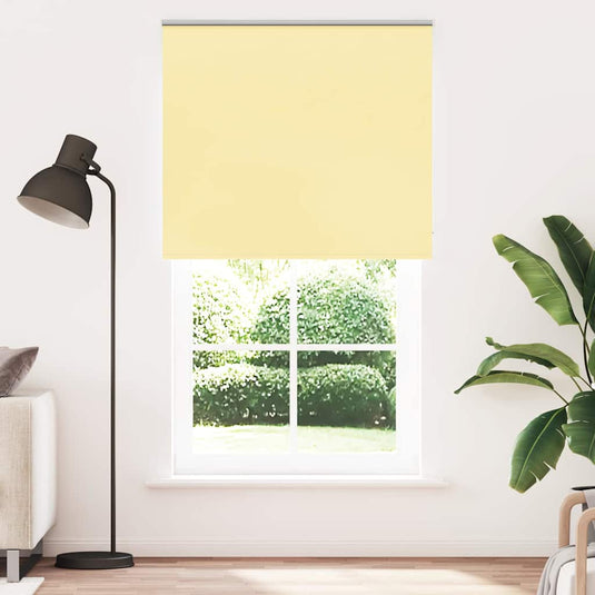Vidaxl rolgordijn verduisterend 135x210 cm stofbreedte 131,6 cm geel