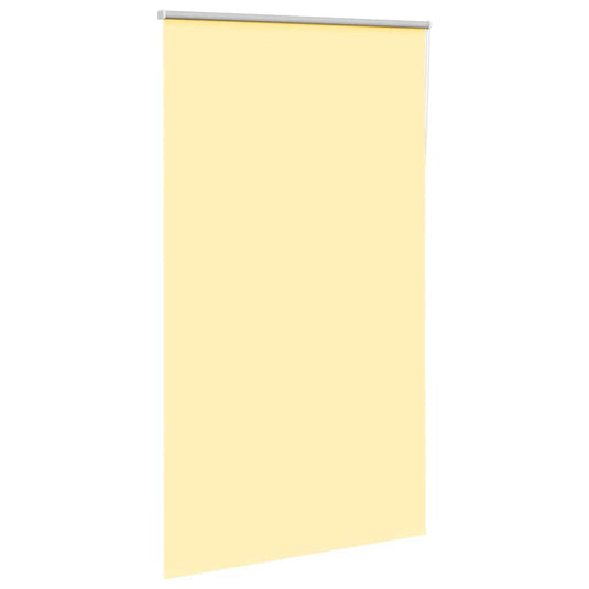 Vidaxl rolgordijn verduisterend 135x210 cm stofbreedte 131,6 cm geel