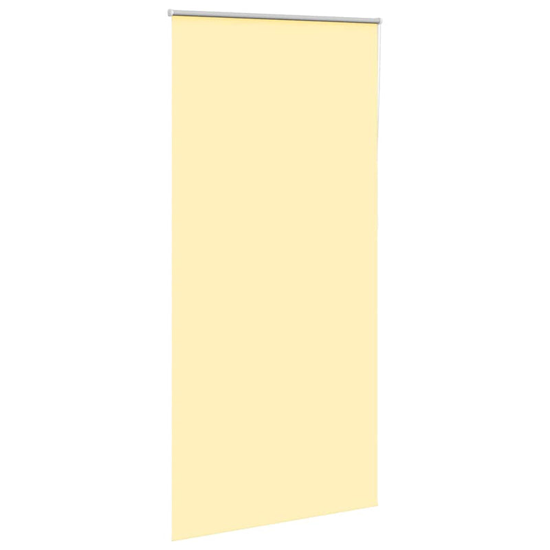 Afbeelding laden in galerijviewer, Vidaxl rolgordijn verduisterend 105x230 cm stofbreedte 100,7 cm geel
