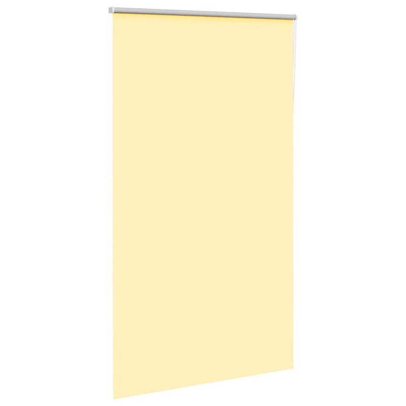 Afbeelding laden in galerijviewer, Vidaxl rolgordijn verduisterend 135x230 cm stofbreedte 131,6 cm geel
