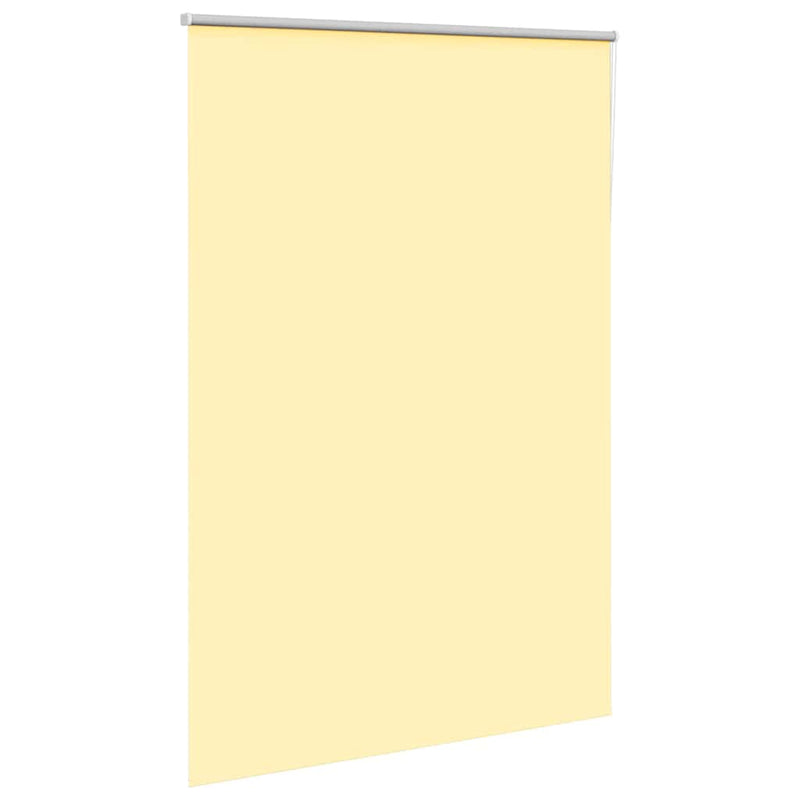 Afbeelding laden in galerijviewer, Vidaxl rolgordijn 145x230 cm verduisterend 141,6 cm polyester geel

