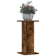 Vidaxl plantenstandaards 2 st 30x30x60 cm bewerkt hout gerookt eiken