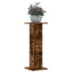 Vidaxl plantenstandaards 2 st 30x30x80 cm bewerkt hout gerookt eiken