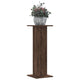 Vidaxl plantenstandaards 2 st 30x30x80 cm bewerkt hout bruin eiken