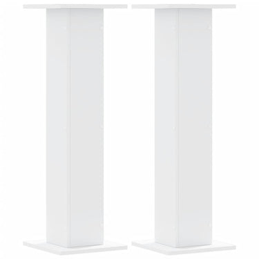 Vidaxl plantenstandaards 2 st 30x30x95 cm bewerkt hout wit