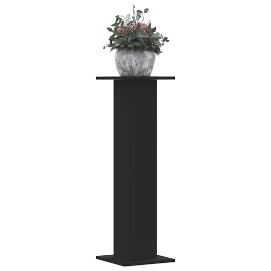 Vidaxl plantenstandaards 2 st 30x30x95 cm bewerkt hout zwart