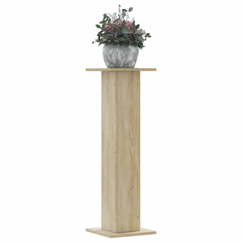 Load image into Gallery viewer, Vidaxl plantenstandaards 2 st 30x30x95 cm bewerkt hout sonoma eiken
