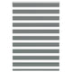 Vidaxl zebra rolgordijn 100x100 cm stofbreedte 95,9 cm donkergrijs