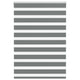 Vidaxl zebra rolgordijn 115x100 cm stofbreedte 110,9 cm donkergrijs