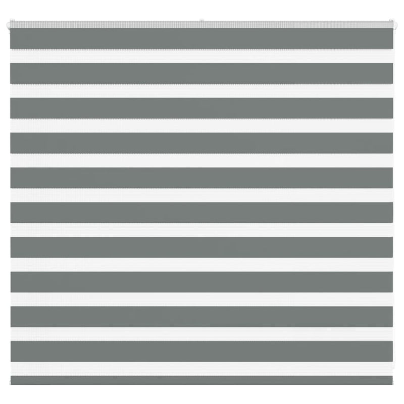 Load image into Gallery viewer, Vidaxl zebra rolgordijn 155x100 cm stofbreedte 150,9 cm donkergrijs
