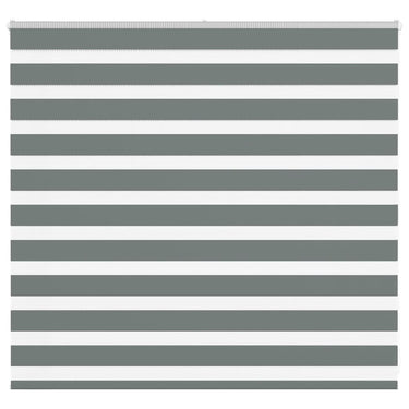 Vidaxl zebra rolgordijn 165x100 cm stofbreedte 160,9 cm donkergrijs