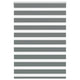Vidaxl zebra rolgordijn 95x150 cm stofbreedte 90,9 cm donkergrijs