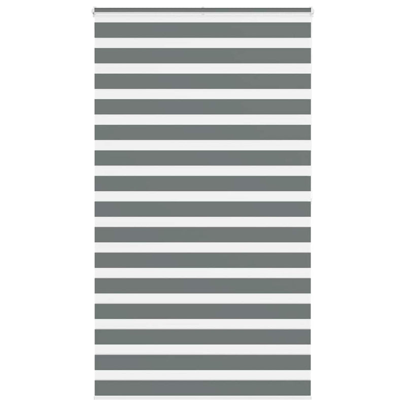 Load image into Gallery viewer, Vidaxl zebra rolgordijn 125x200 cm stofbreedte 120,9 cm donkergrijs
