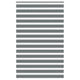 Vidaxl zebra rolgordijn 140x230 cm stofbreedte 135,9 cm donkergrijs