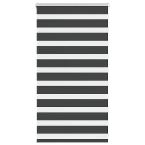 Vidaxl zebra rolgordijn 85x100 cm stofbreedte 80,9 cm zwart